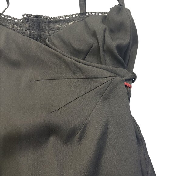 Dolce & Gabbana Vintage F/W 1997 Wrap Bra Mini Dress in Black - Picture 3 of 7